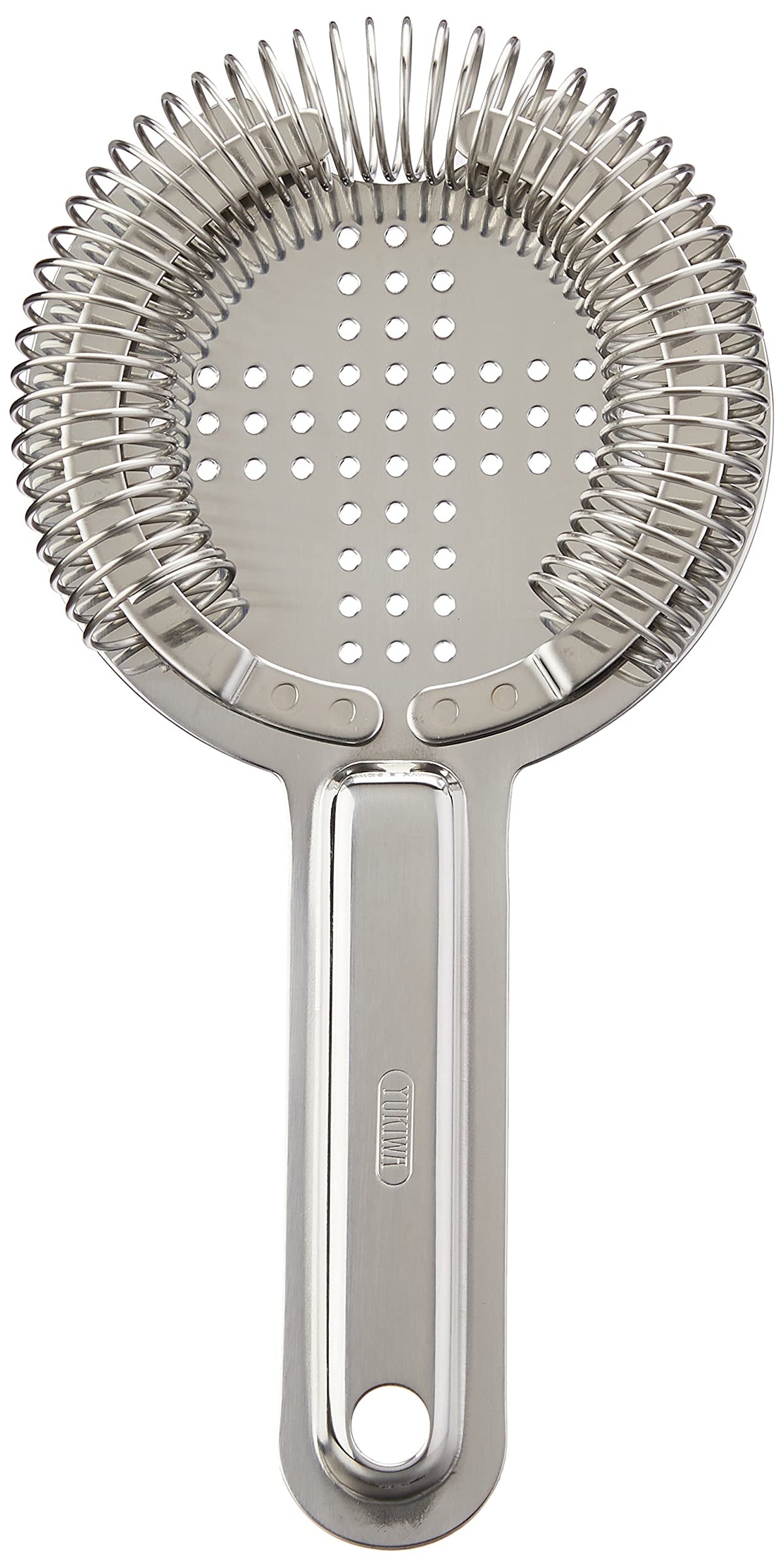Yukiwa Baron Prongless Cocktail Strainer Q-03302025, Coil Strainer for Mixing Glass, Silver, 11.5 cm, Made in Japan