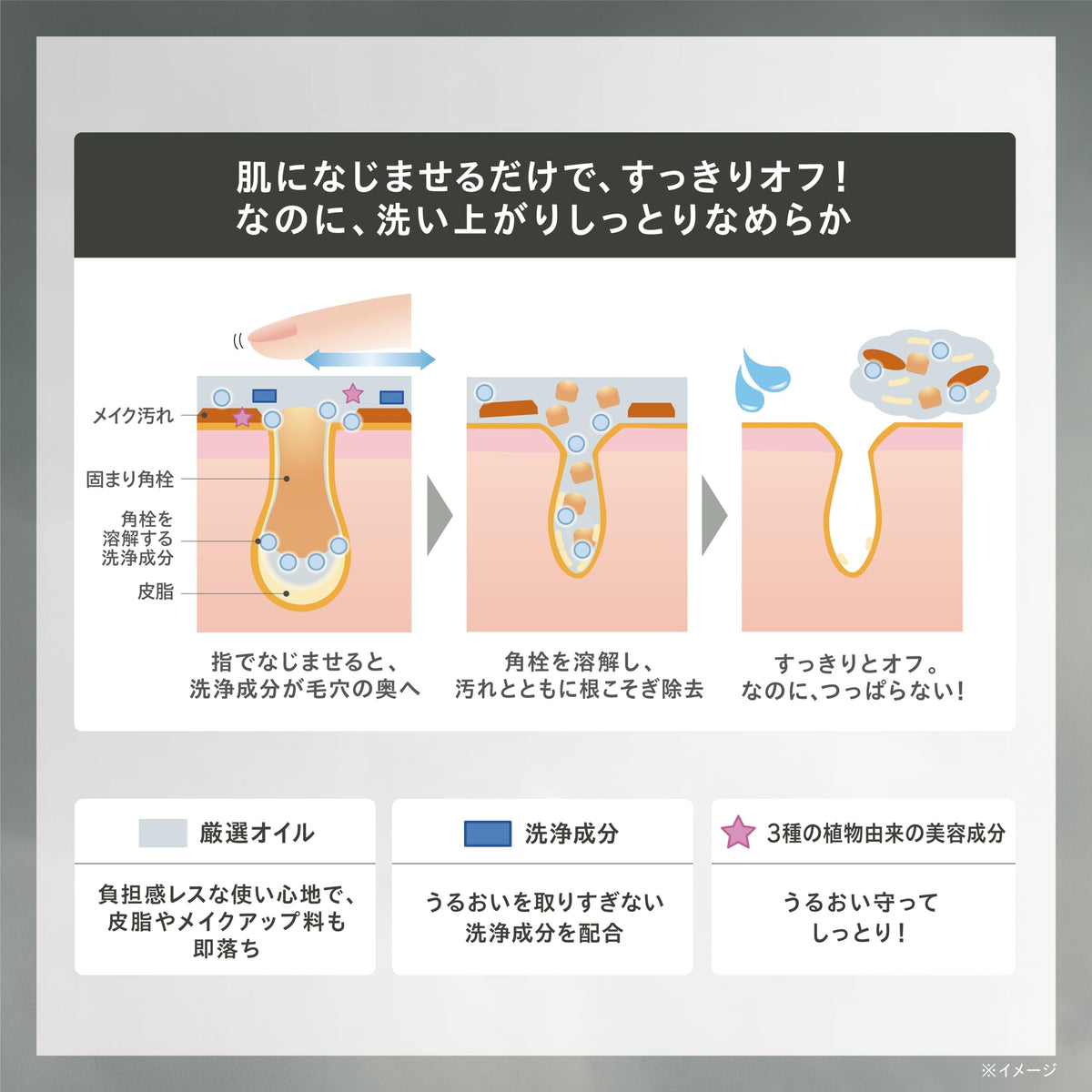 ONE BY KOSE Pore Clear Oil, Pore-Plug Dissolving Cleansing Oil for Blackheads and Makeup, 180 mL Bottle or 160 mL Refill