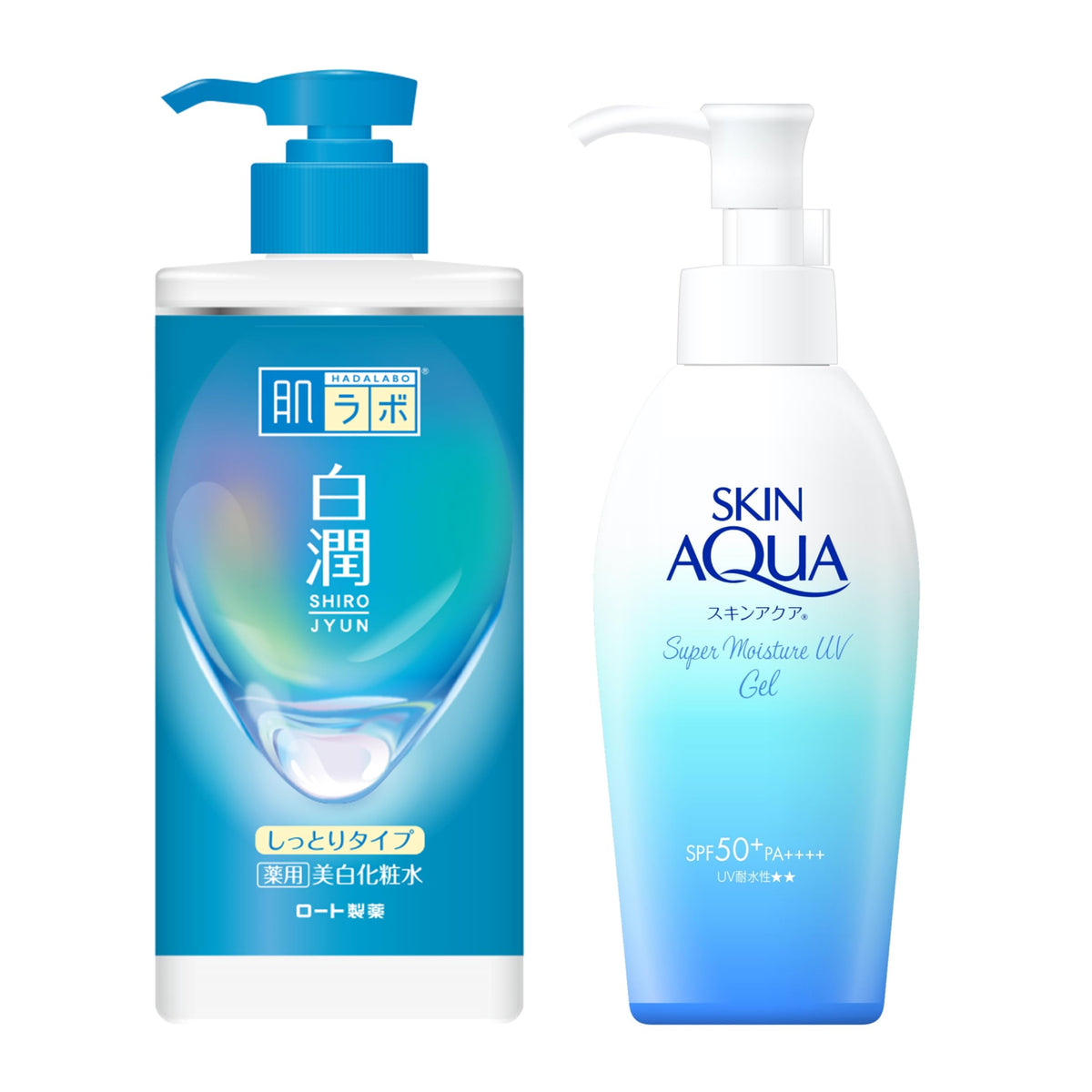 Skin Aqua Super‑Moisture Gel — Ultra‑Low‑Molecular‑HA Pump
