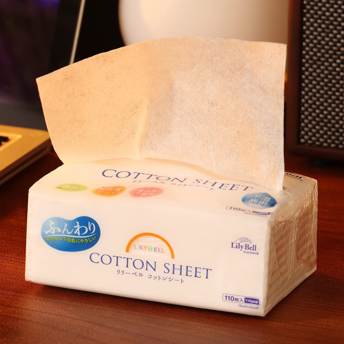 Cotton Sheets, 100 Percent Cotton Disposable Face Towels for Dry or Wet Use, Fragrance-Free and Lint-Free, 220 or 660 Sheets