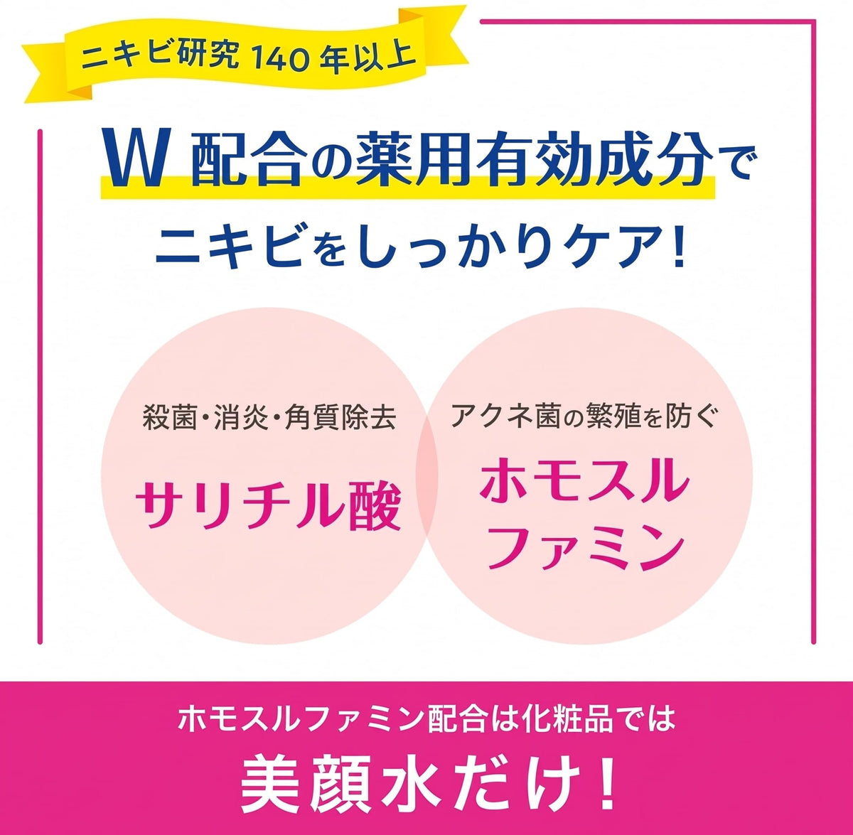 Meishoku Bigansui Medicated Acne-Prevention Skin Lotion with Salicylic Acid and Homosulfamine, Wipe-On Toner, 90 mL, 160 mL, Five Bottles or Anime Collab Design
