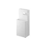 Yamazaki Tower Flooring Wiper Stand, Duo, Compact Steel Stand that Holds a Flooring Wiper Head Upright with Its Spare Sheets, 11 x 8.5 x 26 cm and 690 g, White or Black