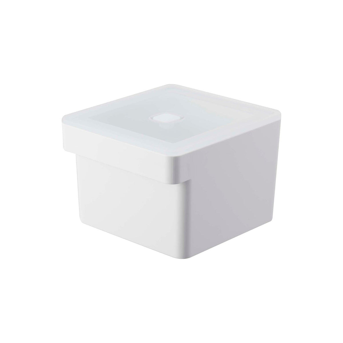 Yamazaki Tower Airtight Miso Container with Handle 1.5 L, 1.5 L Airtight Container With a Handle That Takes a Store-Bought Miso Pack As It Is, Push-Valve Lid, Microwave and Dishwasher Safe, 13.6 x 15.1 x 11 cm and 270 g, White or Black