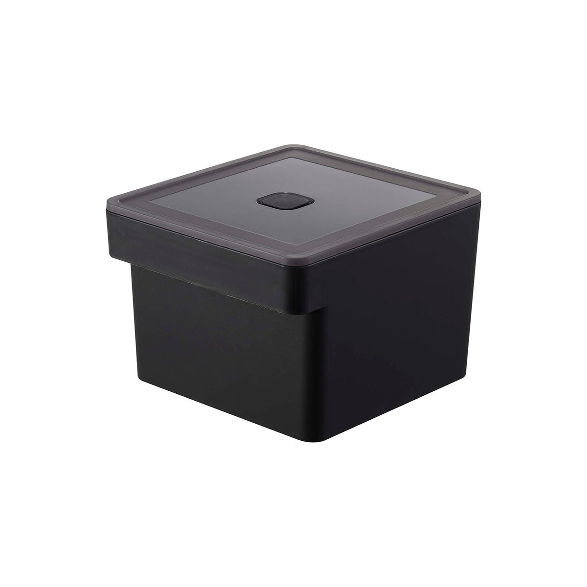 Yamazaki Tower Airtight Miso Container with Handle 1.5 L, 1.5 L Airtight Container With a Handle That Takes a Store-Bought Miso Pack As It Is, Push-Valve Lid, Microwave and Dishwasher Safe, 13.6 x 15.1 x 11 cm and 270 g, White or Black