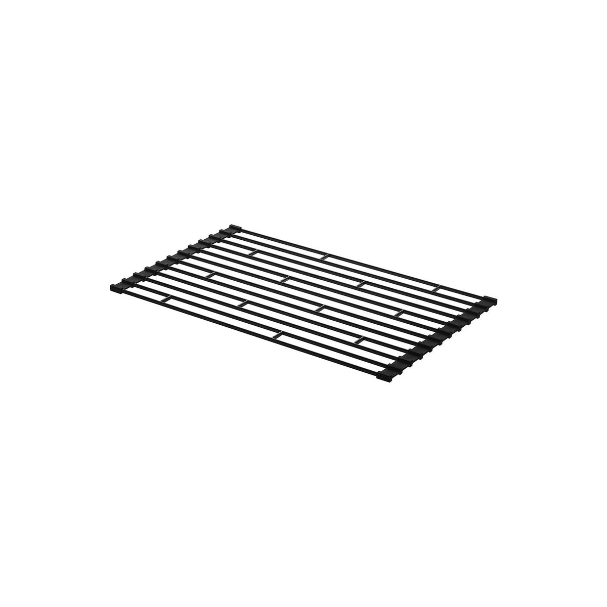 Yamazaki Tower Roll-Up Over-Sink Dish Drying Rack, S, Roll-Up Steel Rack that Spans a Sink to Dry Dishes and Rolls Up Small, Holds 4 kg, 26 x 42 x 0.8 cm and 610 g, White or Black