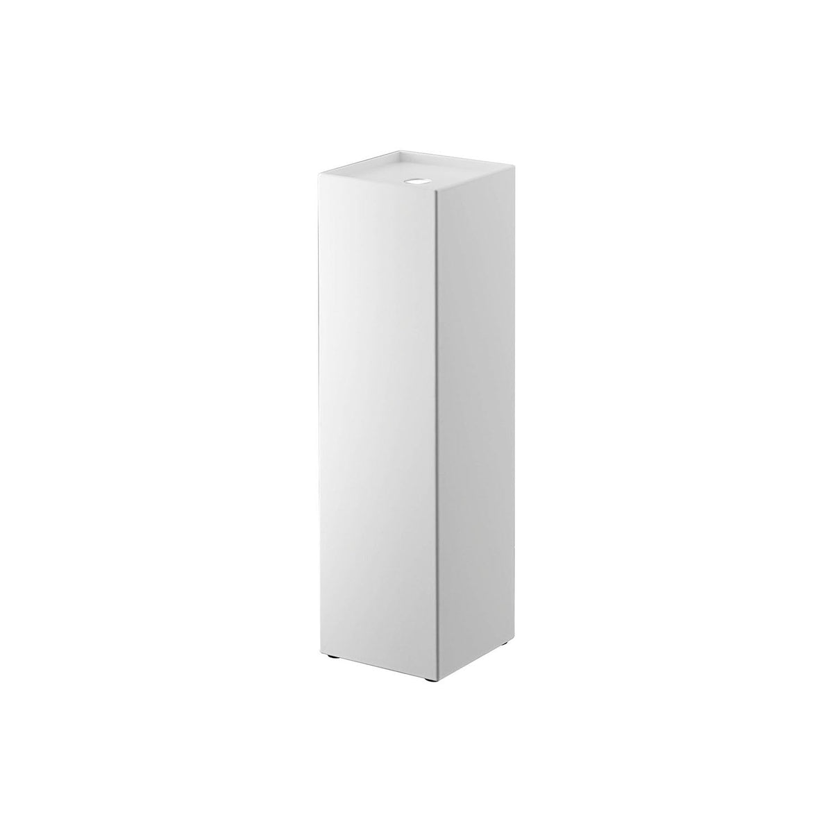 Yamazaki Tower Toilet Paper Storage Stand for Three Rolls, Tall Slim Steel Stand that Hides Three Toilet Rolls in a Corner, with a Tray for Air Freshener, 11.5 x 11.5 x 38.5 cm and 1000 g, White or Black