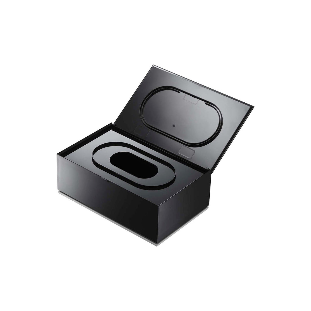 Yamazaki Veil Wet Wipe Case, Simple Flat Case for Flat-Type Refill Wet Wipes Up to 15.5 x 9.5 x 4.5 cm That Blends Into Any Room and Takes Little Space, 16 cm Wide, 16 x 10 x 6 cm and 230 g, White or Black