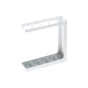 Yamazaki Grind Slim Umbrella Stand for Five Umbrellas, Slim Modern Steel Stand for Five Umbrellas with a Removable Tray that Is Easy to Clean, 23.5 x 6.5 x 24.3 cm and 950 g, White or Black