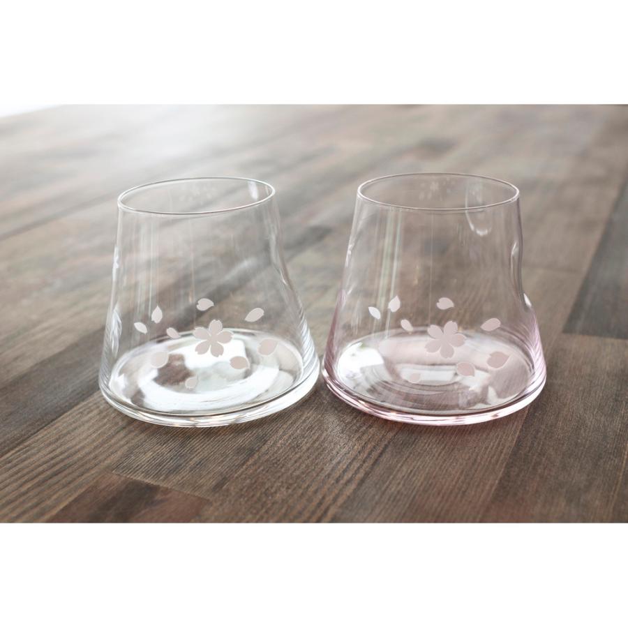 Marumo Takagi Color-Changing Sakura Mt. Fuji Hoei Beer Glass 280 ml In Wooden Box