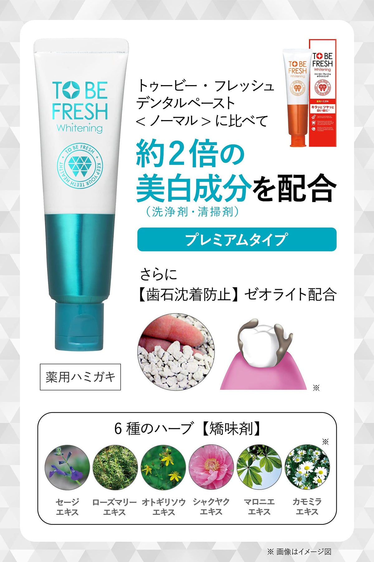 To Be Fresh Whitening Paste — Medicated