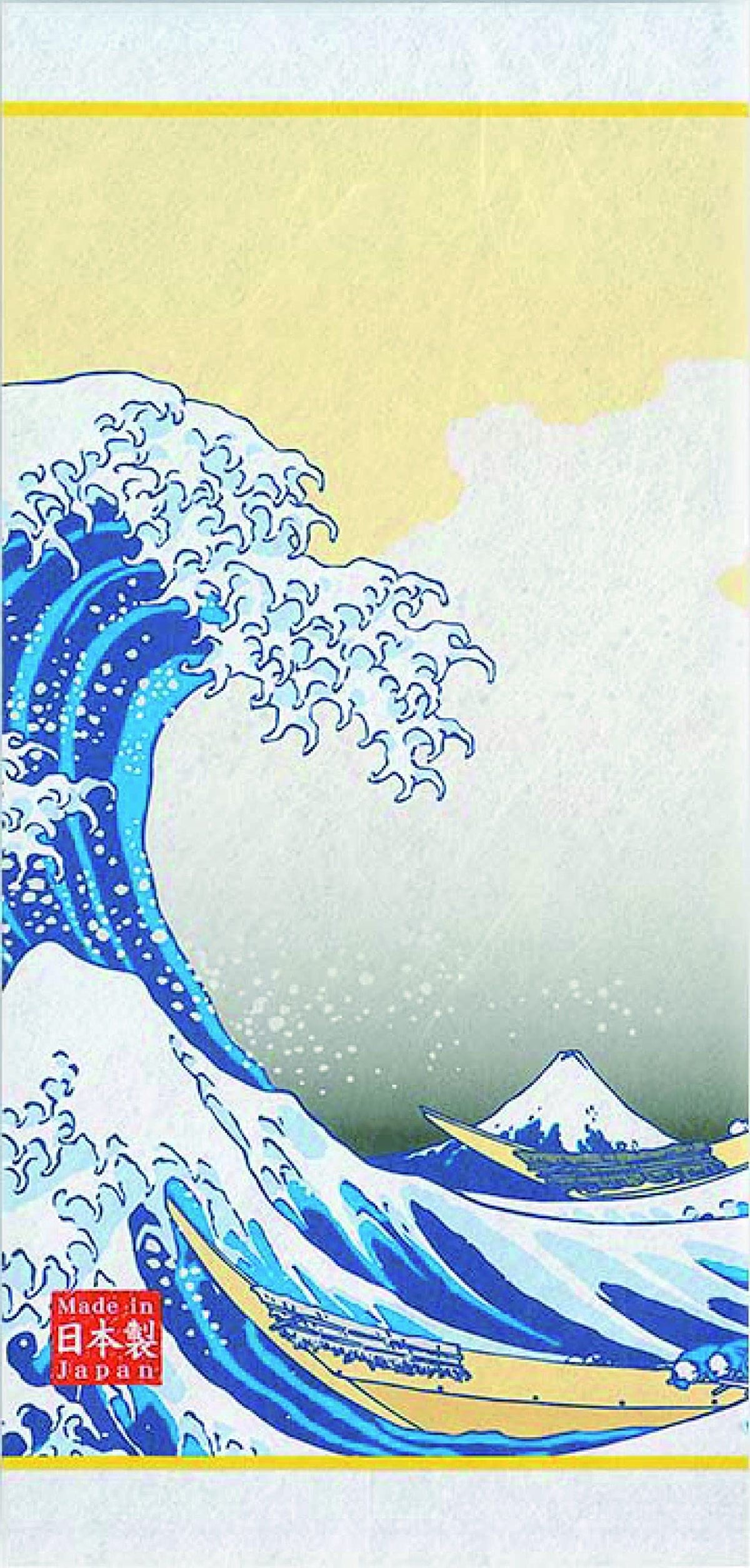 Ukiyo-e Japanese Sencha Tea With Postcard, Great Wave, 100 g