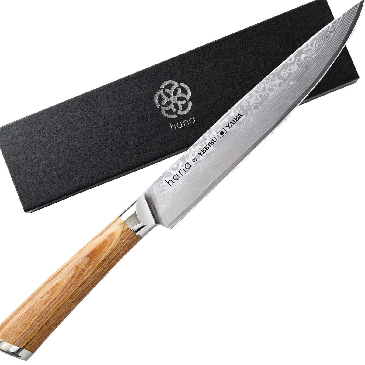 Hana by Yebisu Yaiba VG-10 Damascus Knife — Six Shapes