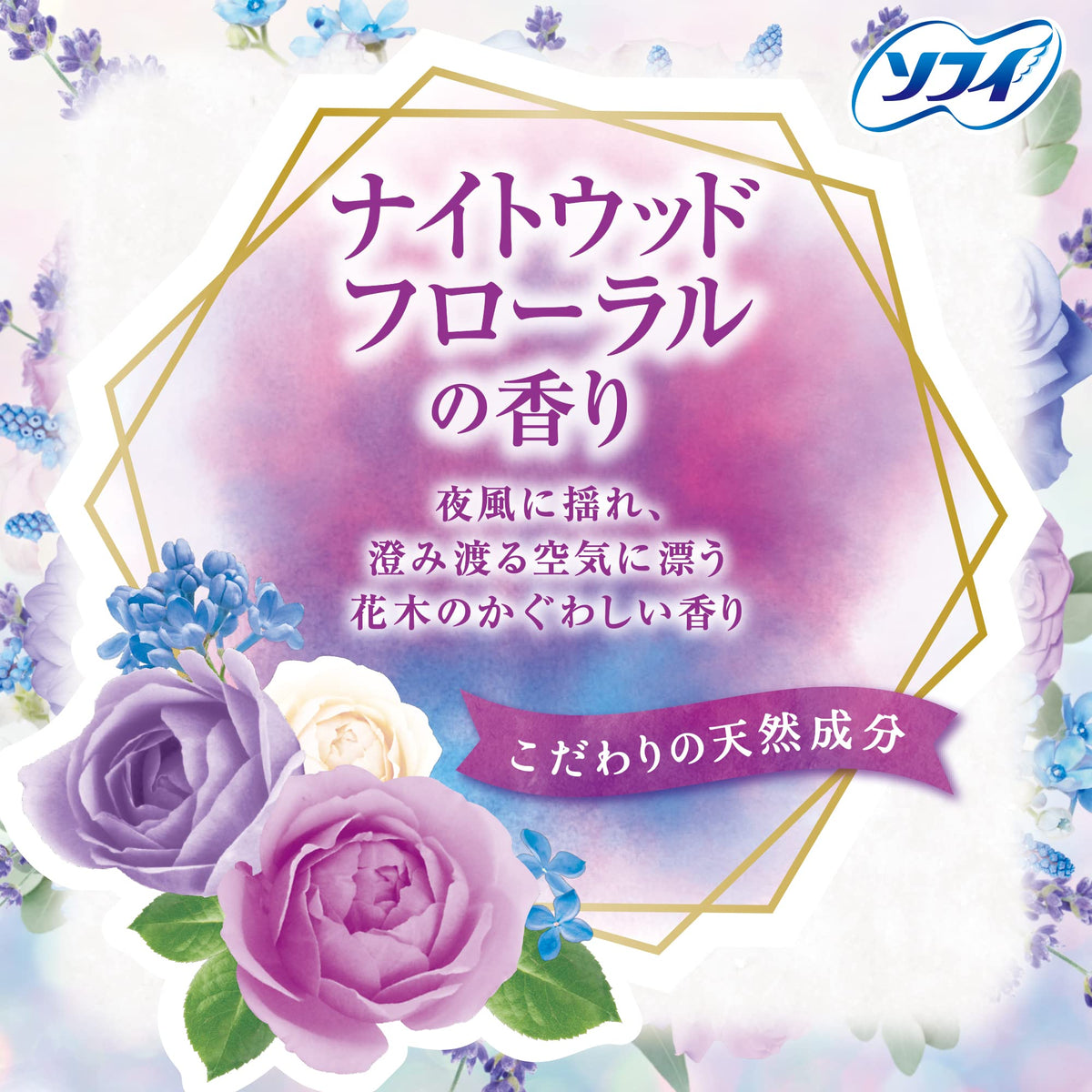 Sofy Kiyora Floral Relax Panty Liners