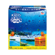 Bath Roman Travel Okinawa Medicated Bath Additive Assortment, 12 Sachets of 4 Okinawa Sea Colours and Scents, Transparent Hot Spring-Style Baths, 30 g Each
