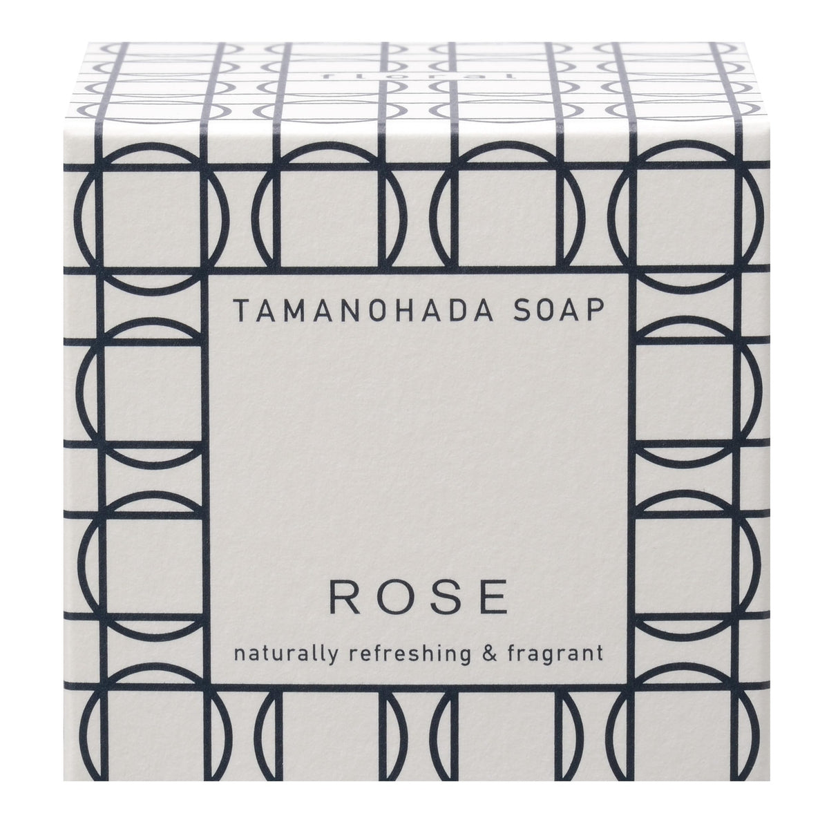 Tamanohada Rose Cosmetic Soap Ball, Naturally Refreshing and Fragrant Round Bath Soap with Glycerin, 125 g