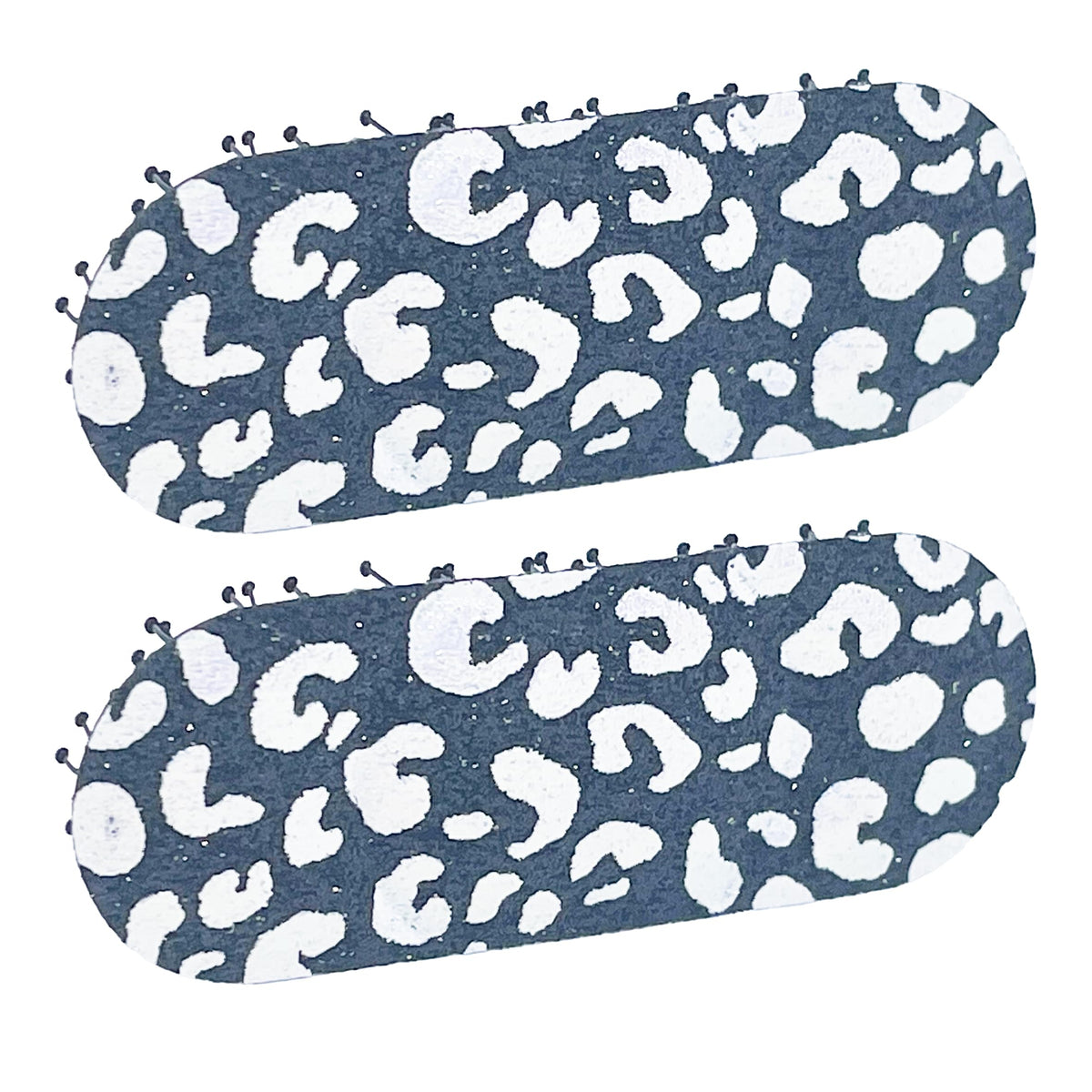 Glitter Plain-Color No-Crease Hair Clip for Bangs, Made in Japan, Mini Ribbons, Mini Ovals, Mini Tiaras and Crosses in Sets of 2