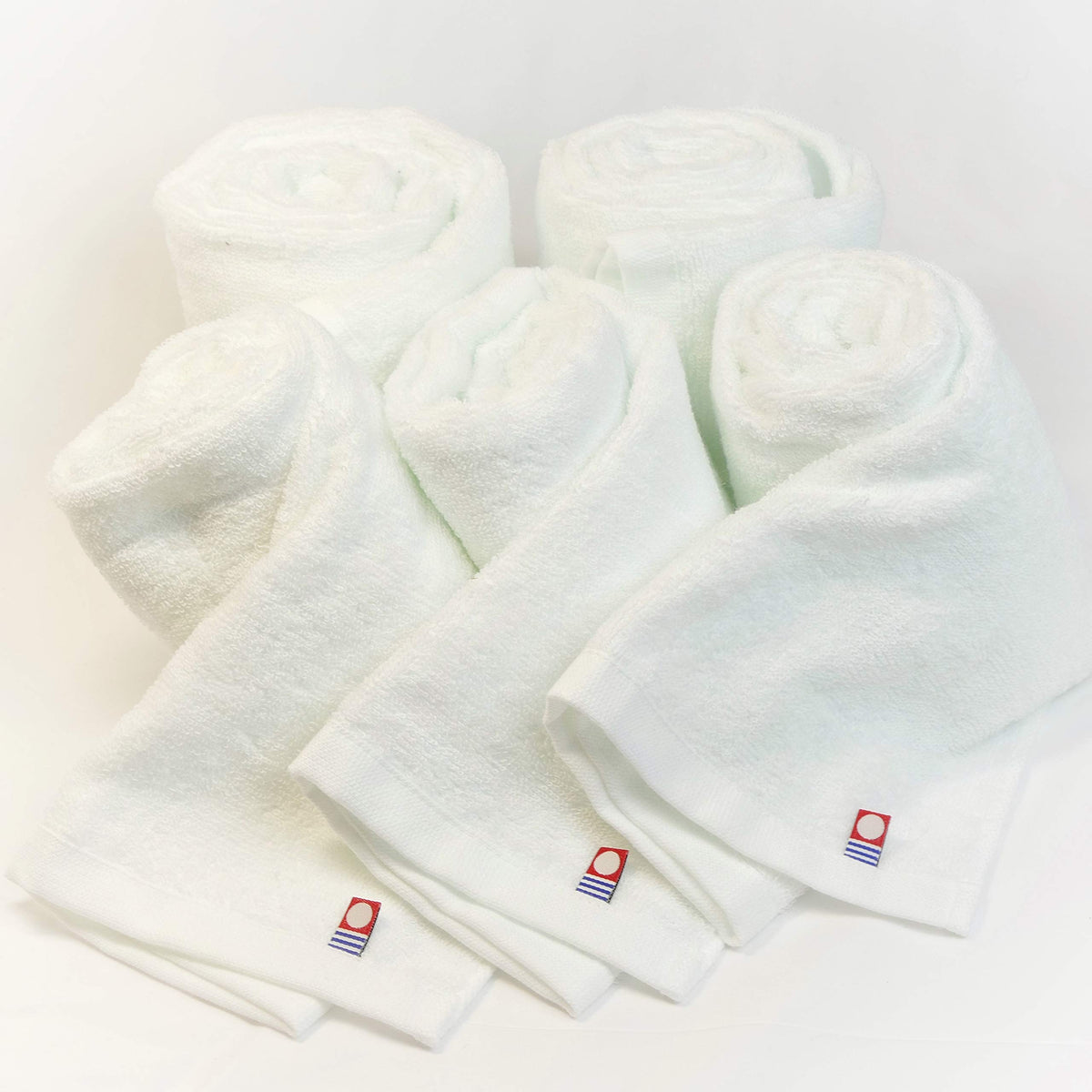 Imabari Soft Face Wash Cloth, 100 Percent Cotton White, Light and Airy, 33 x 76 cm, Made in Japan, Pack of 1, 3 or 5