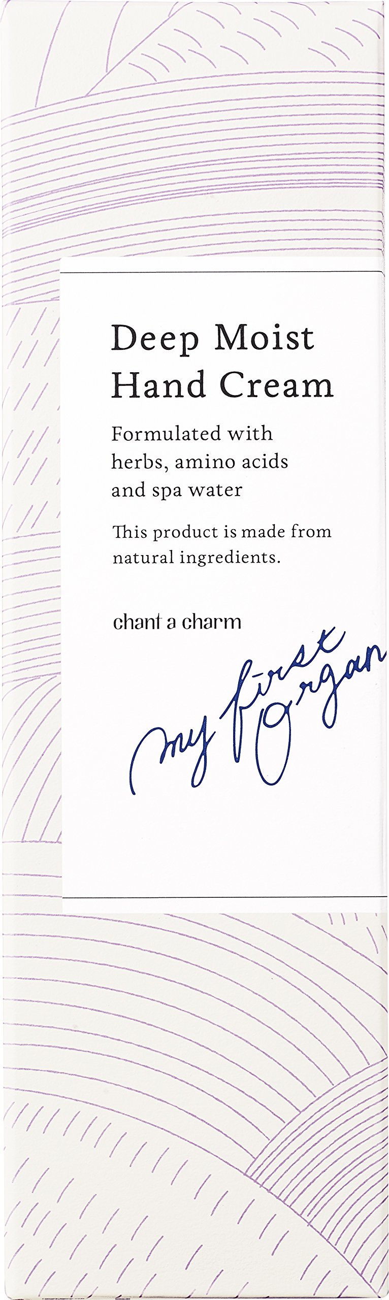chant a charm Deep Moist Hand Cream 40 g, Time-Release Natural Herb Scented Hand Cream with Thermal Spring Water and Amino Acids