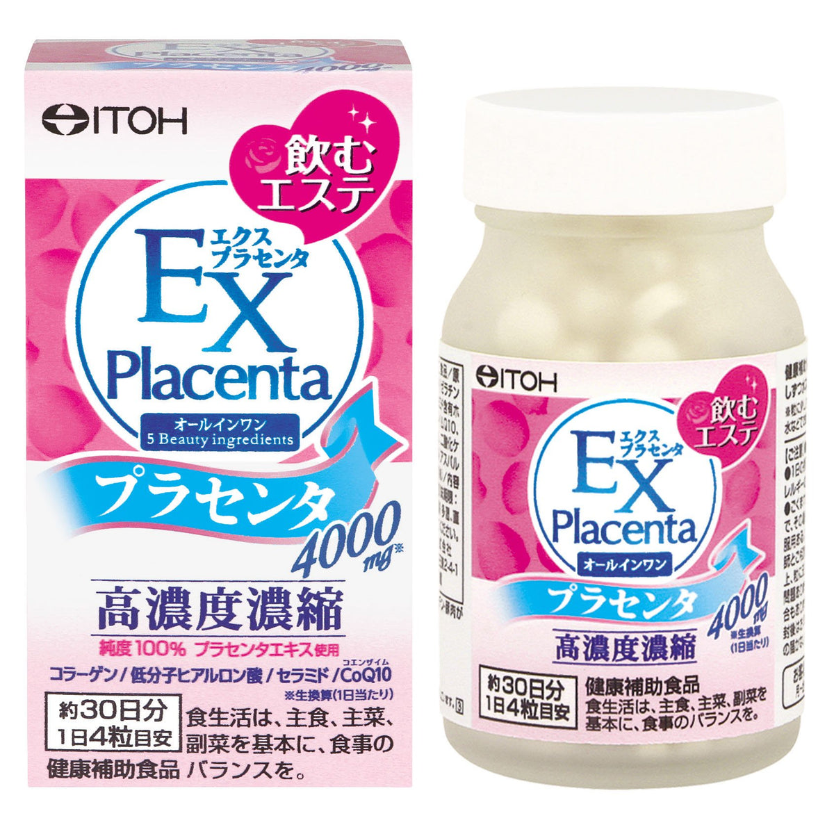 ITOH Placenta Collagen Tablets, 120
