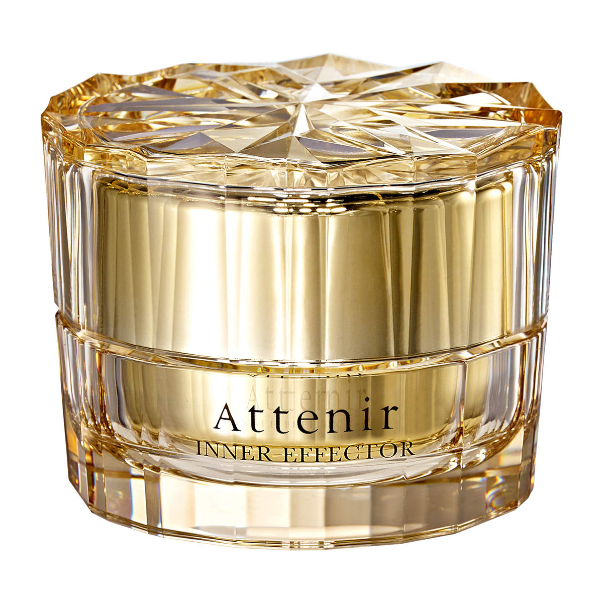 Inner Effector Night Cream, Rich Aging-Care Night Cream with Ceramide NG, Olive Leaf Extract and Damask Rose Scent, Refill Set in Dedicated Container with Spatula, 35 g
