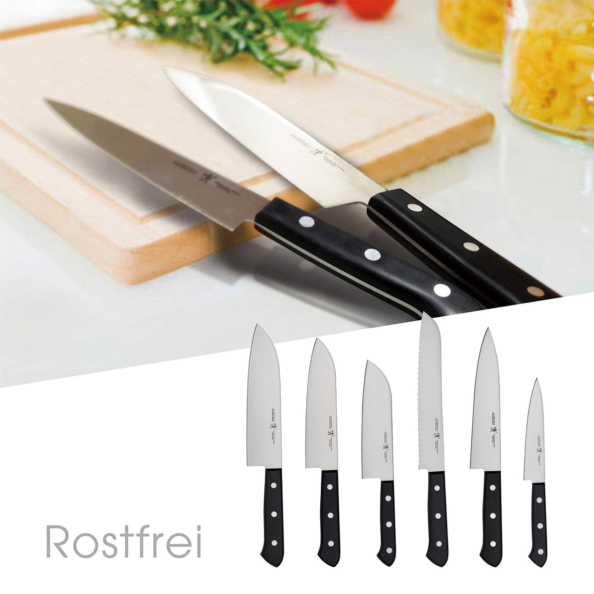 Henckels Rostfrei Petty Knife 130 mm — Made In Seki, Dishwasher Compatible