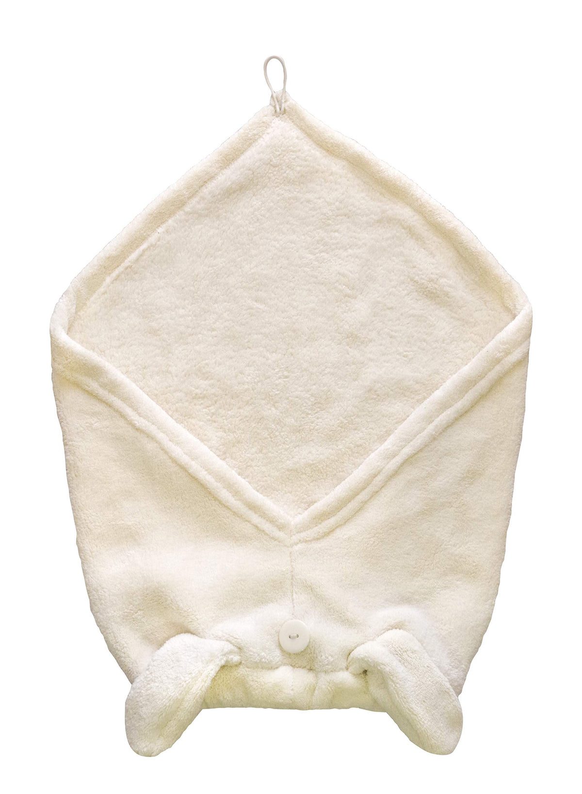 CB Japan Carari Microfibre Hair Turban, Animal Ear Hair Towel Cap for Head Sizes 44 to 68 cm, Panda, Cat, Dog, Polar Bear, Koala or Rabbit
