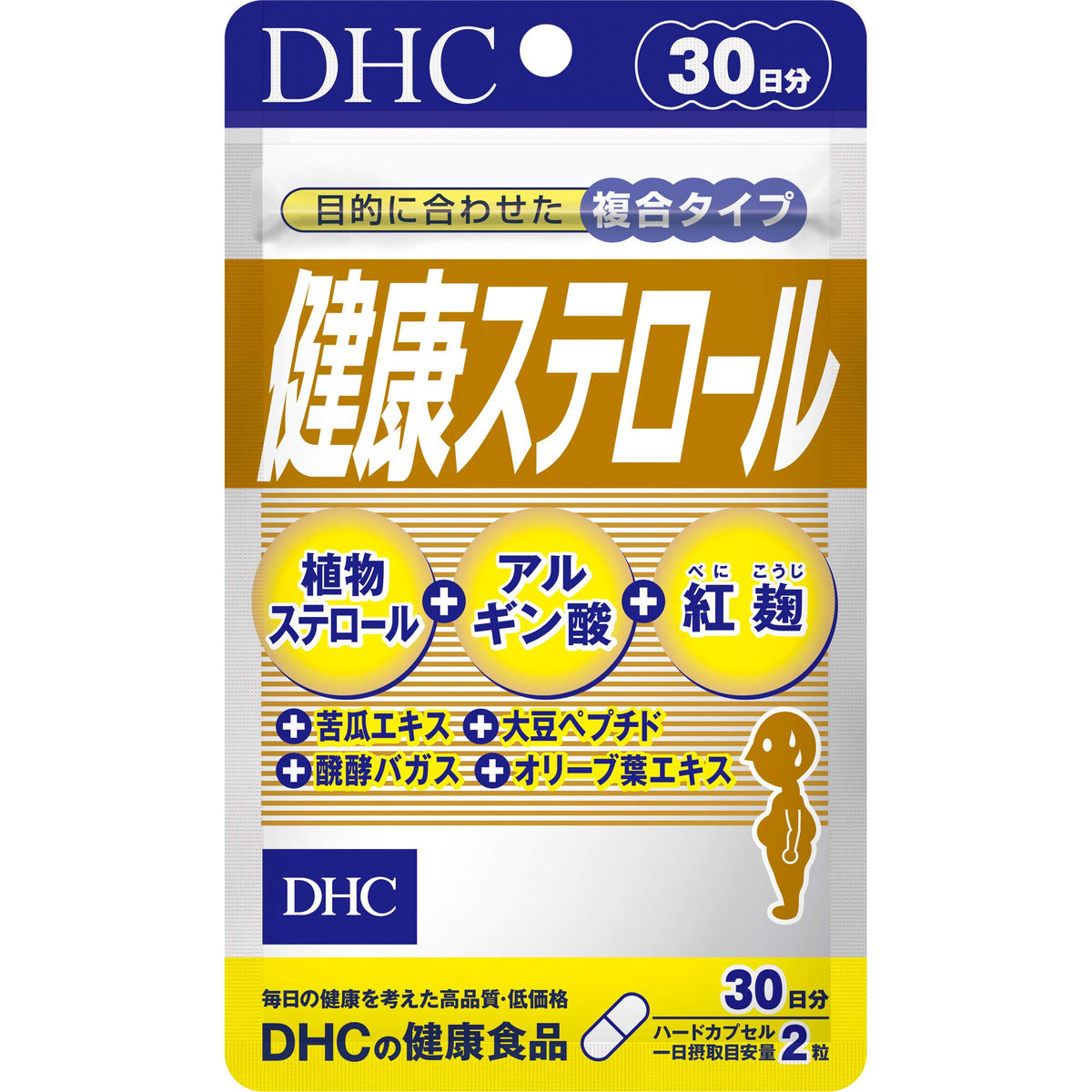 DHC Health Sterol, 60 Capsules, 30 Days, Plant Sterol with Alginic Acid and Red Yeast Rice