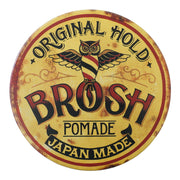 Brosh Original Hold Pomade, Medium Hold Glossy Hair Styling Pomade with Amber Spicy Scent, 115 g or 40 g Tin