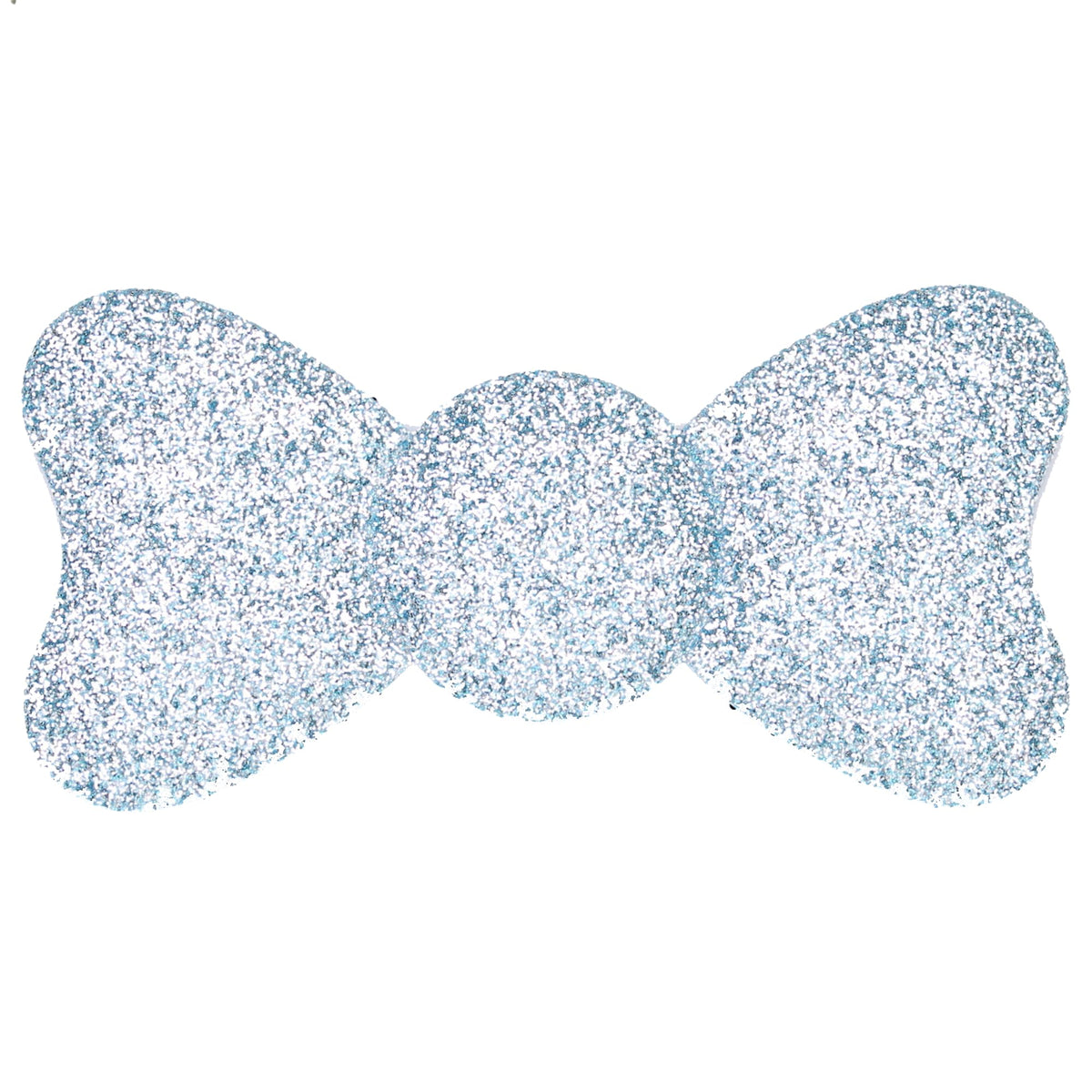 Glitter Plain-Color No-Crease Hair Clip for Bangs, Made in Japan, Ribbons, Cross, Hearts, Five-Point Shapes and Rectangles