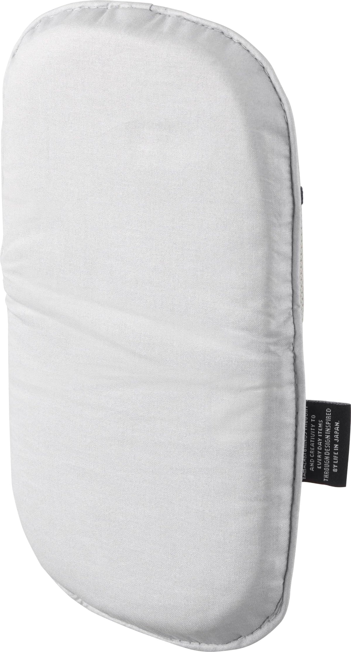Yamazaki Grippable Iron Mitt, Aluminium-Coated Mitt for Garment Steamers Used on a Hanger, 15.5 x 2.5 x 25 cm and 50 g, Heat Resistant to 200 C