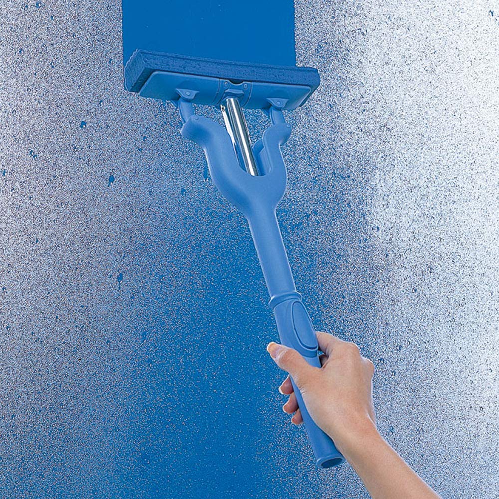 Azuma Gungun Water-Absorbing Wringer Wiper Mini AZ262, PVA Sponge Wiper for Windows, Walls and Bathrooms, About 19 x 43 x 4.3 cm, 230 g, Blue