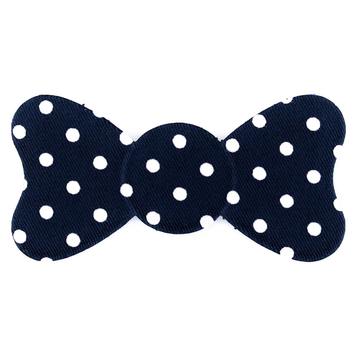 Standard Series No-Crease Hair Clip for Bangs, Made in Japan, Dot, Check and Stripe Ribbons in Mini, Middle and Large Sizes