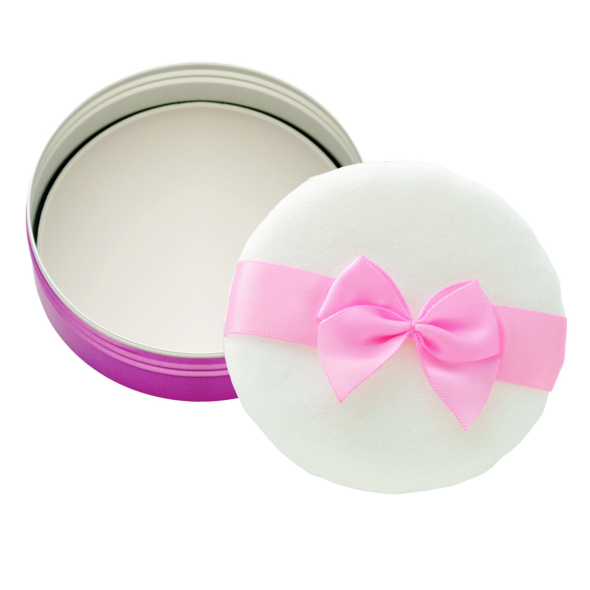Club Suppin Powder Skincare Face Powder with Puff, Clear Pressed Powder for No-Makeup Skin, White Floral Bouquet Scent, 26 g