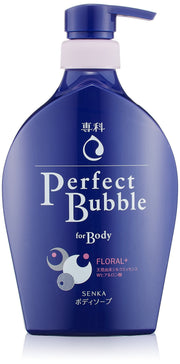 Senka Perfect Bubble for Body Floral Plus Body Wash 500 mL Pump