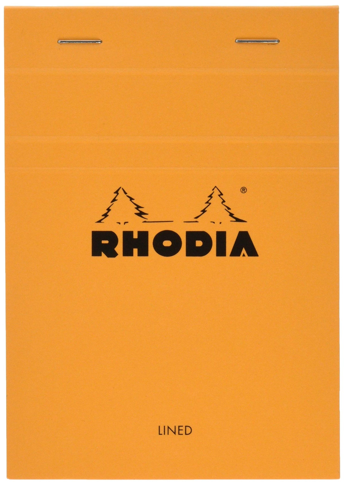 Rhodia Block Notepads, 80 Sheets with Water-Repellent Cover and Micro-Cut Perforation, Sizes No.10 to No.19 and A3+, Grid, Lined or Meeting Rule, Orange, Black or White, 1 to 5 Pads