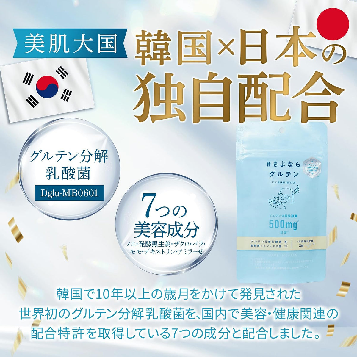 Sayonara Gluten Daily Food Supplement — Capsules or Granules image 16