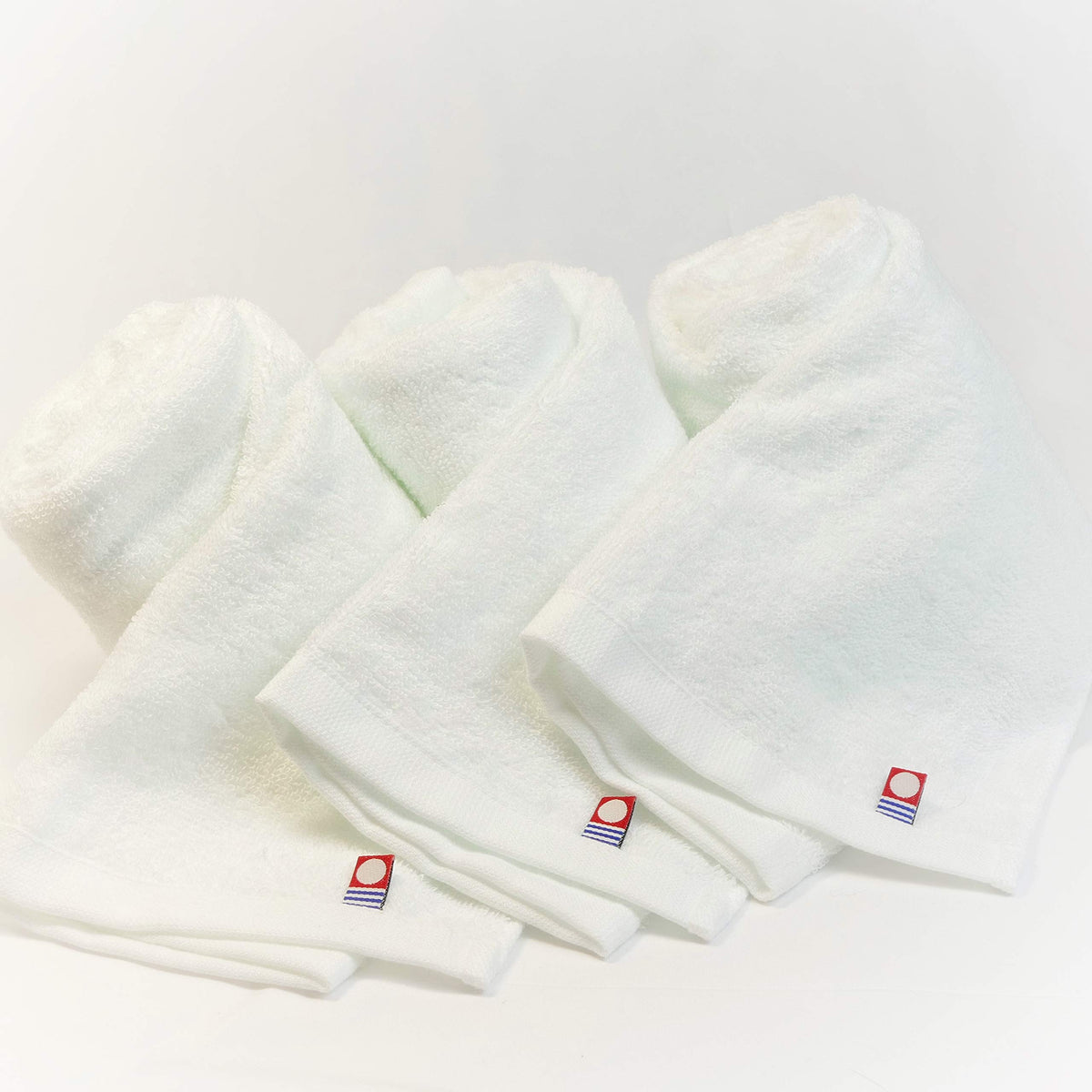 Imabari Soft Face Wash Cloth, 100 Percent Cotton White, Light and Airy, 33 x 76 cm, Made in Japan, Pack of 1, 3 or 5