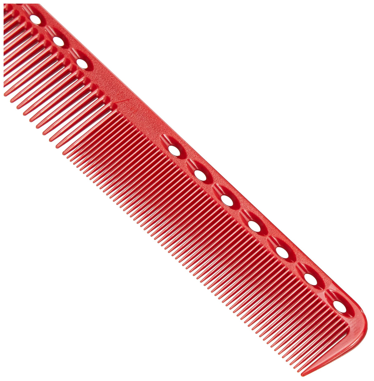 Y.S.PARK YS-339 Fine Cutting Comb, Red, Heat-Resistant Salon Comb with Parting Space Head