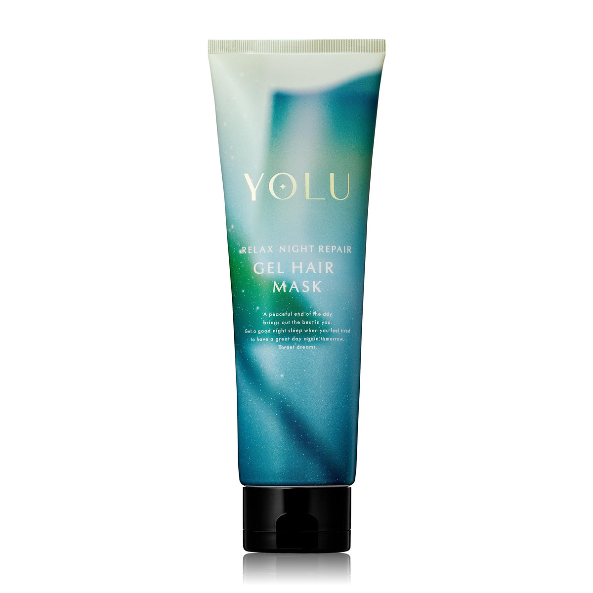 YOLU Relax Night Repair Gel Hair Mask, 2025 Summer Limited Edition Overnight Treatment with Three Collagens and Night Keratin, Lime Summer Mojito Scent, 145 g