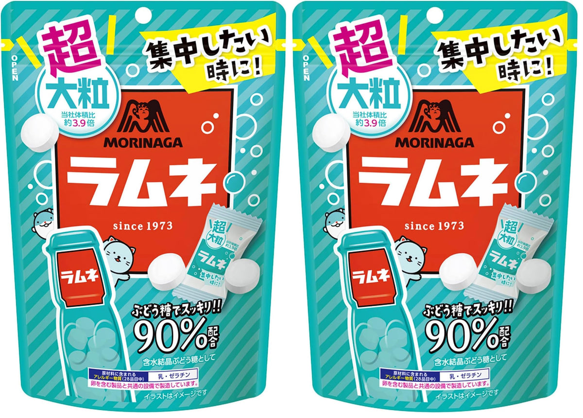 Morinaga Super Large Ramune Tablets, 60 g x 6 Bags