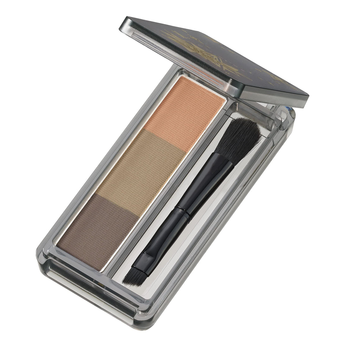 Chifure Eyebrow Powder, 3-Color Palette with Double-Ended Brush, Fragrance-Free Natural Brow Powder, 2.7 g