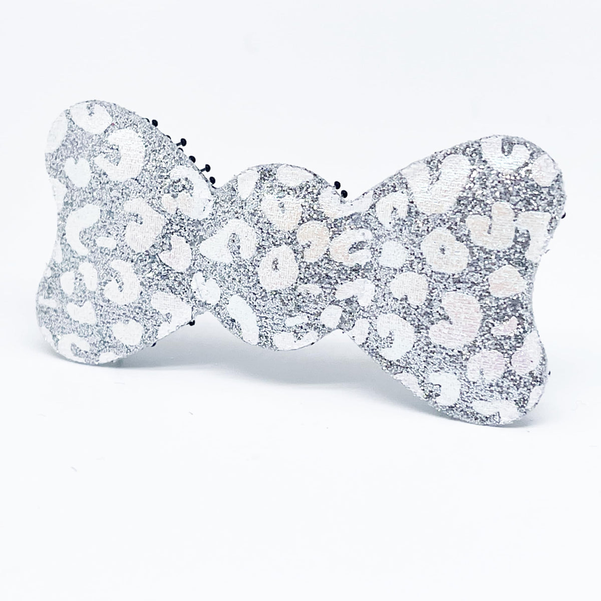Glitter No-Crease Hair Clip for Bangs, Made in Japan, Cross, Mini Oval, Teardrop and Ribbon Shapes in Many Colors