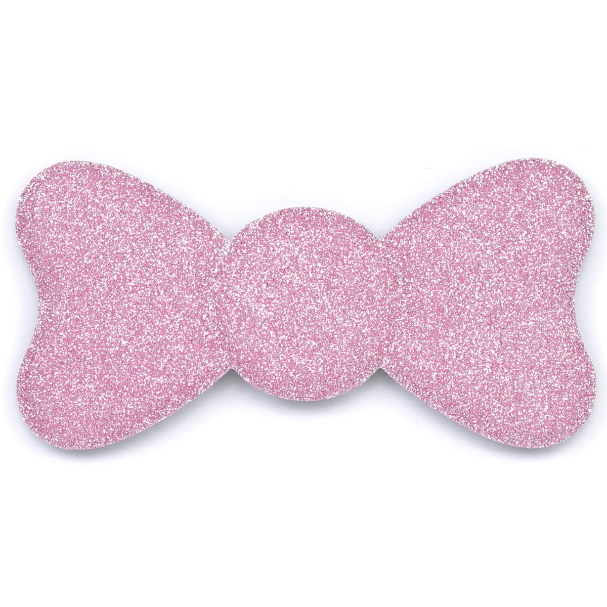 Glitter Plain-Color No-Crease Hair Clip for Bangs, Made in Japan, Ribbons, Cross, Hearts, Five-Point Shapes and Rectangles