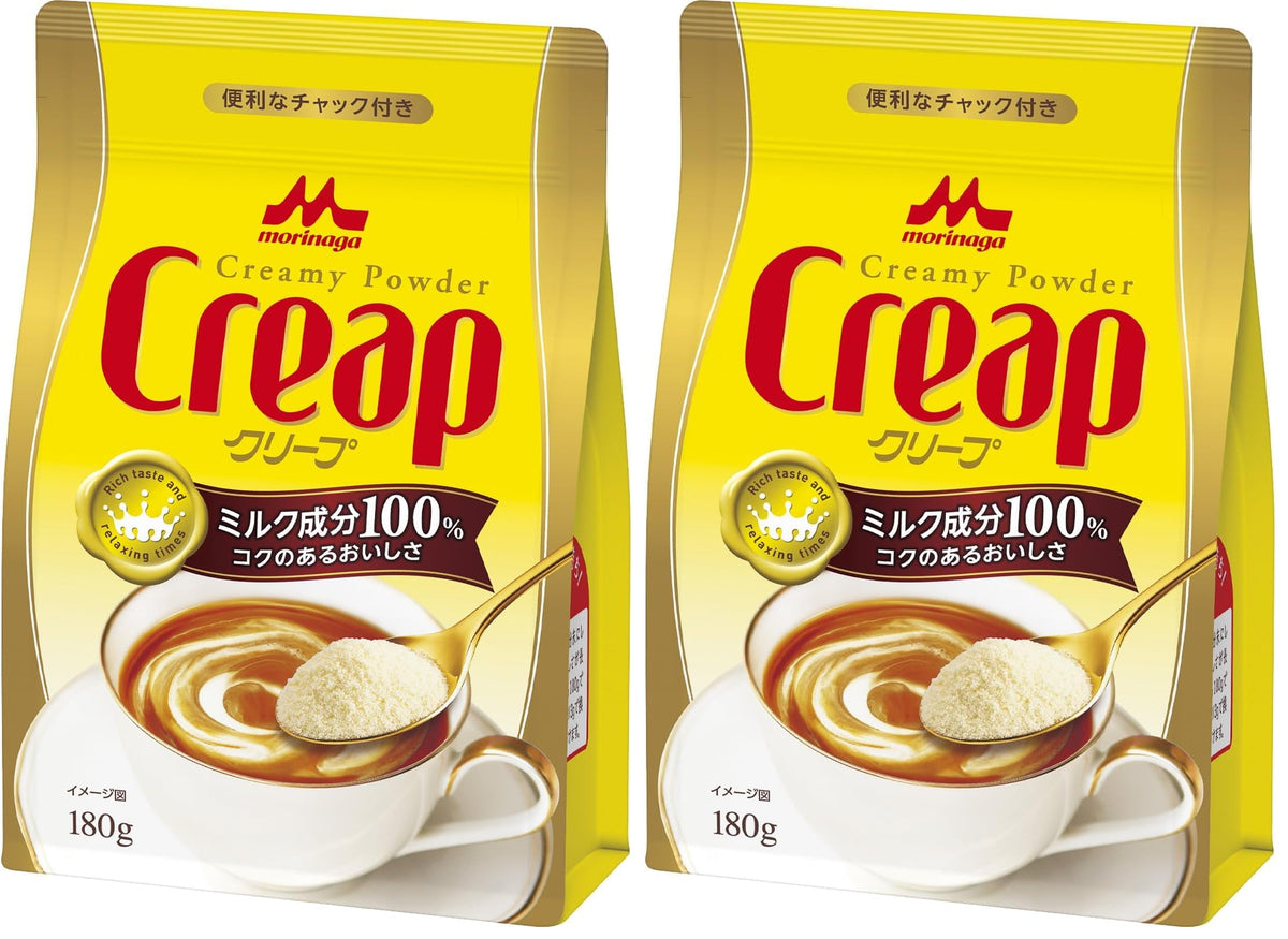Morinaga Creap Creamy Powder Coffee Creamer, 180 g