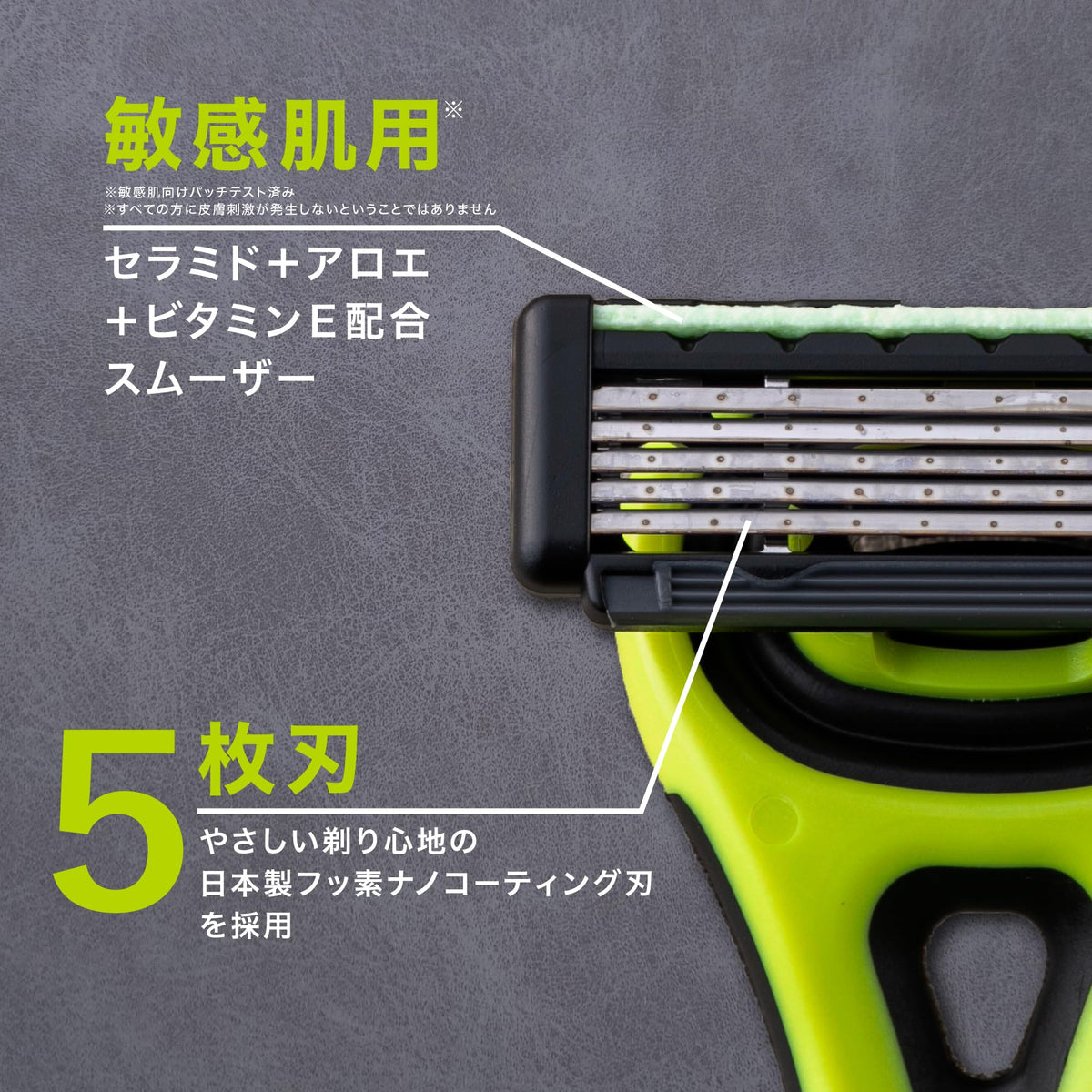 KAI Xfit GA0070 5-Blade Razor for Sensitive Skin, 3D Swivel Head, Value Pack with 2 Holders and 8 Replacement Blades