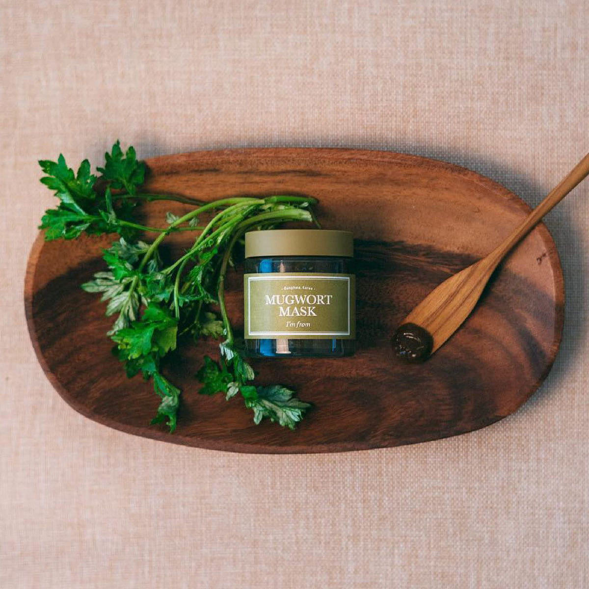 I'm from Mugwort Mask, Wash-Off Gel Mask with 2.1% Ganghwa Mugwort, Alcohol-Free Fragrance-Free, 110 g