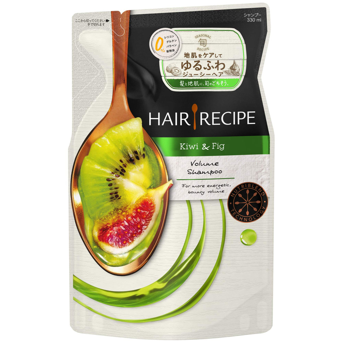 Hair Recipe Kiwi and Fig Volume Shampoo Refill 330 mL
