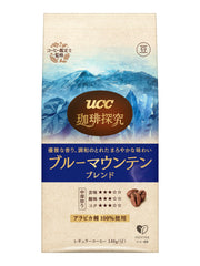 UCC Coffee Exploration Blue Mountain Blend Roasted Beans 140 g, Gold Special Berry Fruity Beans 140 g Or Blue Mountain Blend Ground 200 g