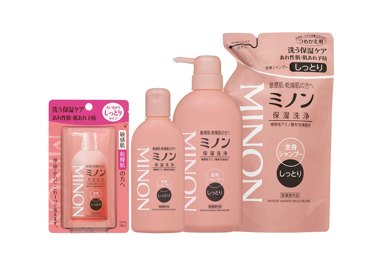 MINON Whole Body Shampoo Moist Refill 380mL