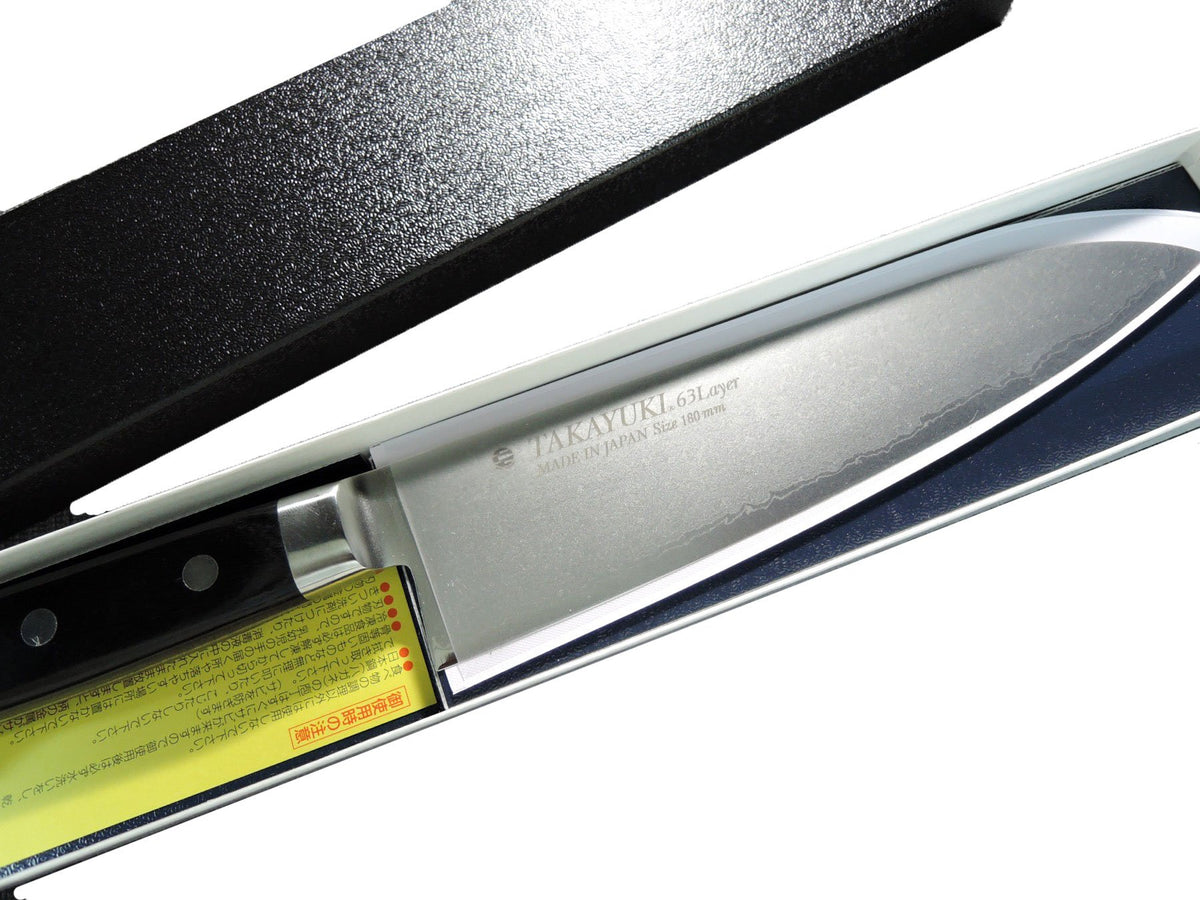 Sakai Takayuki 63-Layer Damascus Gyuto 180mm